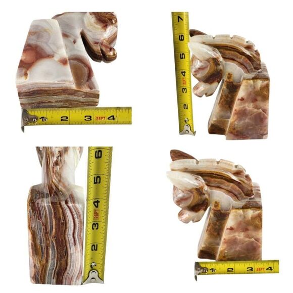 Marble Bookend Horse Head Christmas gift, handmade bookend, premium quality-New - Picture 10 of 16